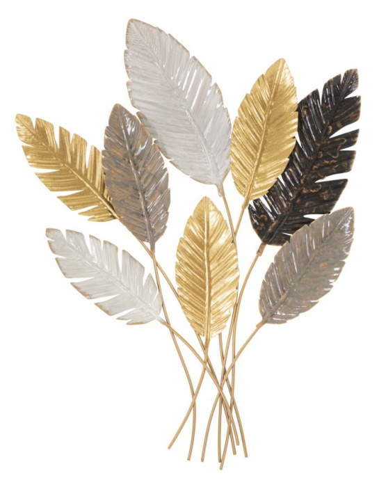 Decoratiune perete metalica frunze de palmier, Palmy - creativdeco.ro [1]