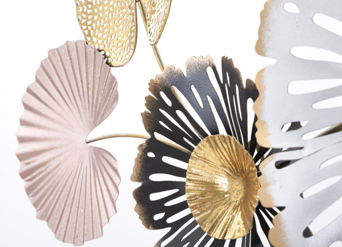 Decoratiune perete Pinky B, roz/auriu [3]
