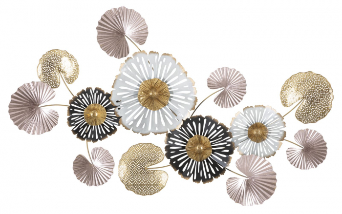 Decoratiune perete Pinky B, roz/auriu [1]