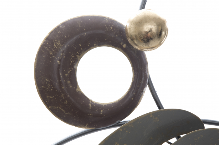 Decoratiune perete Planet, metal/multicolor [6]