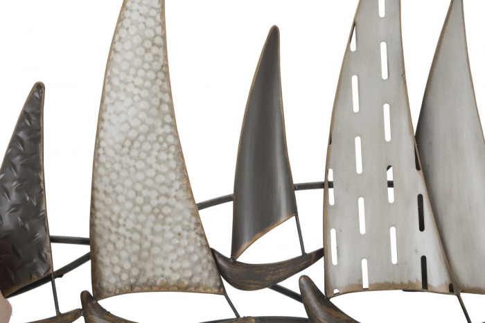 Decoratiune perete Regata, fier, multicolor [4]