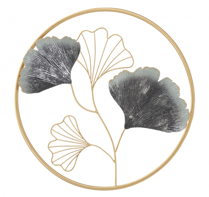 Decoratiune perete Simple Flower, metal, multicolor [1]