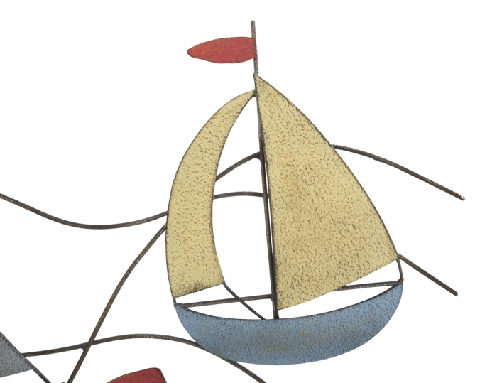 Decoratiuni marine | Panou metalic vaporase | CreativDeco [9]