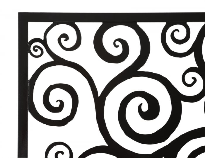 Decoratiune perete Three, fier negru [5]