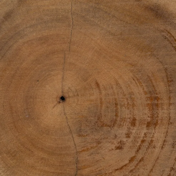 Decoratiune Rotunda din Lemn Natural si Fier, CreativDeco.ro [5]
