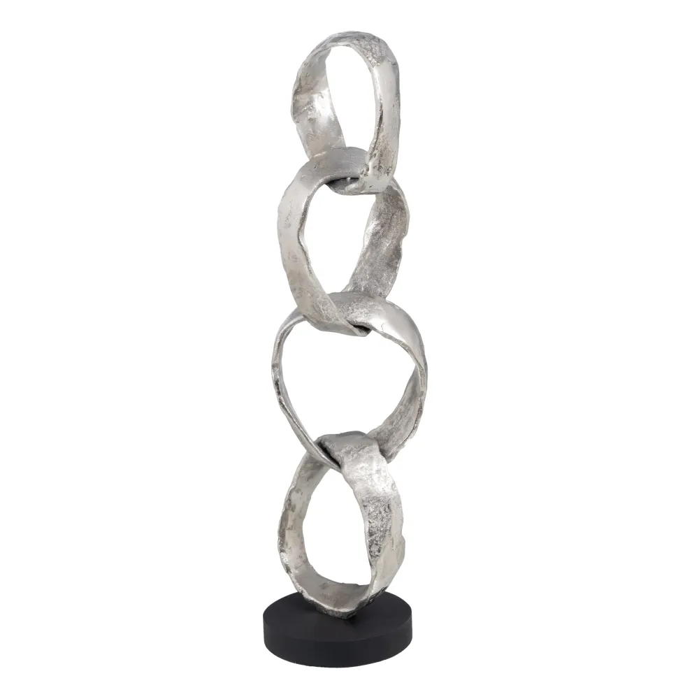 Decoratiune Silver din Aluminiu Argintiu CreativDeco.ro [2]
