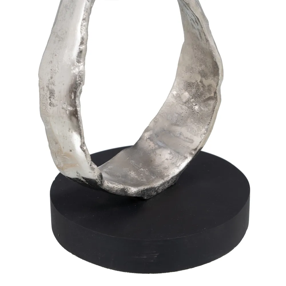 Decoratiune Silver din Aluminiu Argintiu CreativDeco.ro [5]