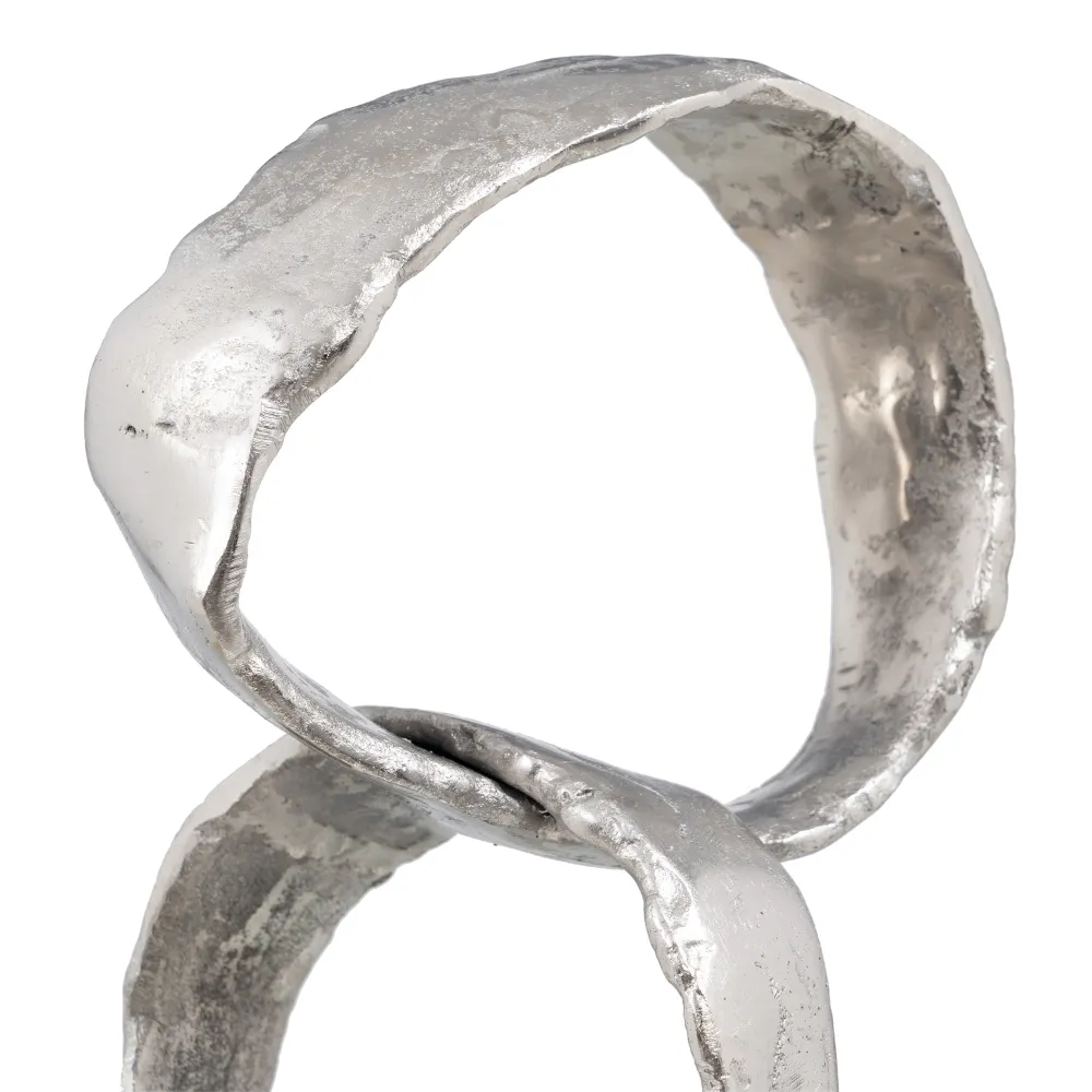 Decoratiune Silver din Aluminiu Argintiu CreativDeco.ro [3]