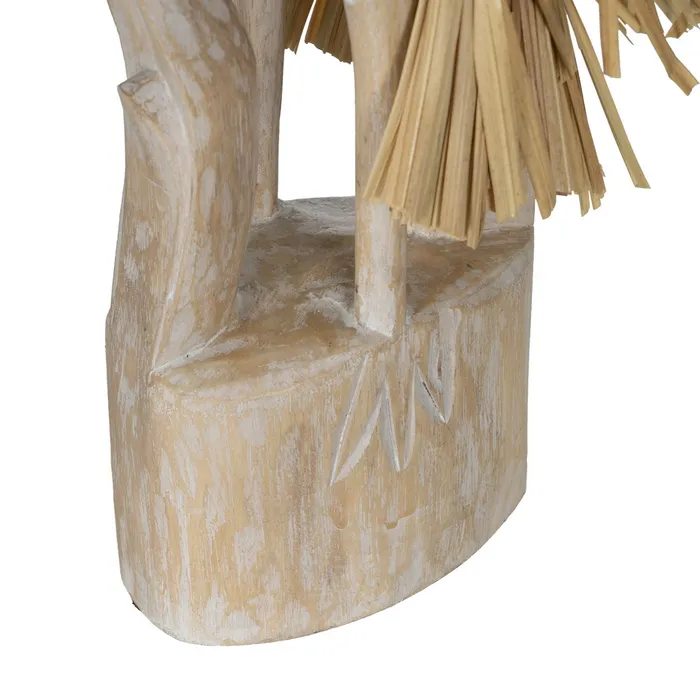 Figurina lemn fibre naturale design rustic|Decoratiuni naturale elegante [6]
