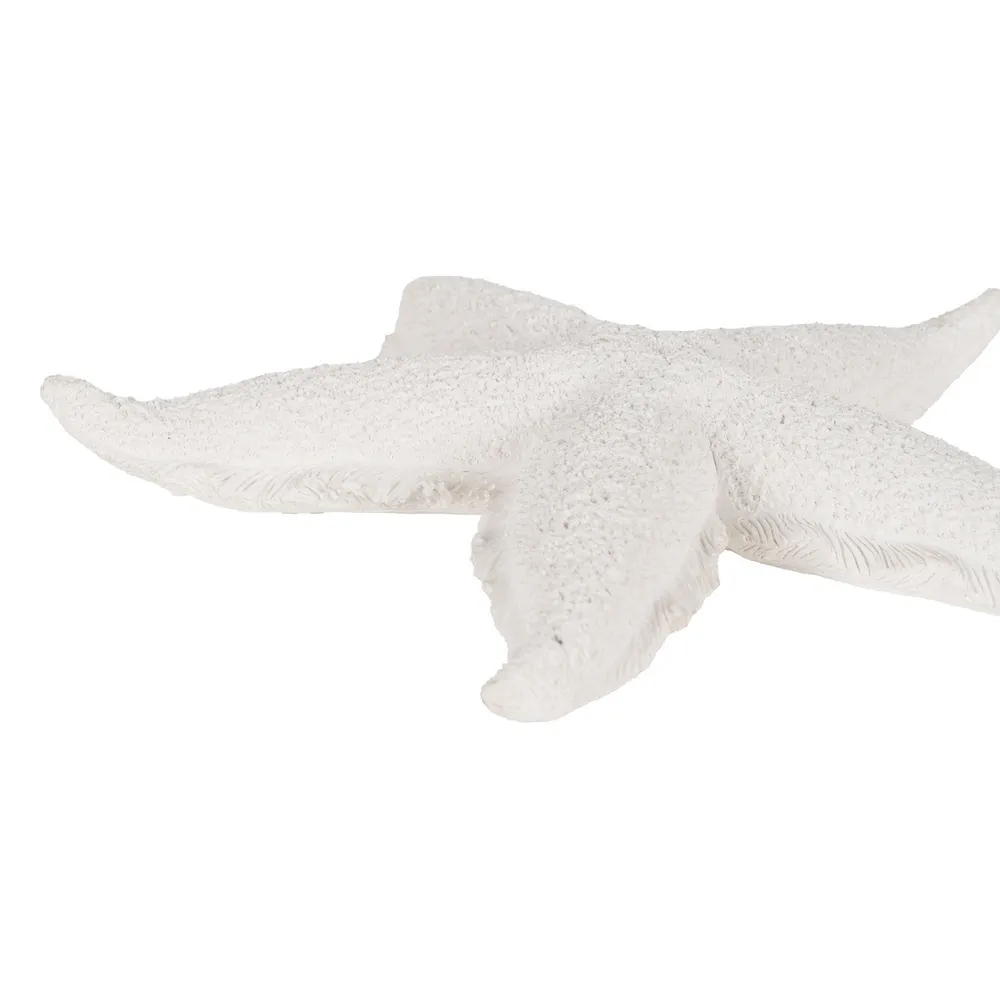 Figurina stea de mare rasina alba|Decoratiuni marine autentice [2]