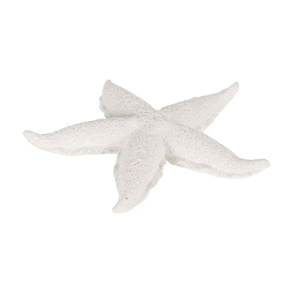Figurina stea de mare rasina alba|Decoratiuni marine autentice [4]