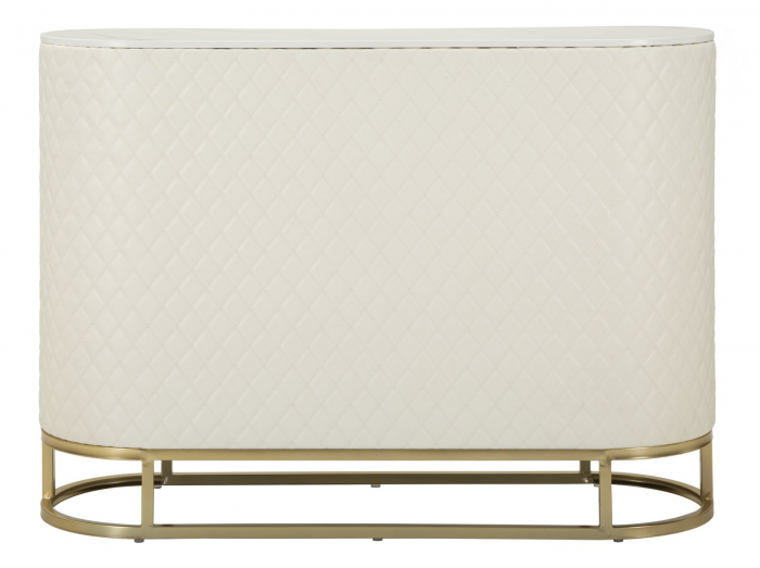 Dulap crem cu piele, stil comoda | Mobilier versatil | CreativDeco [10]