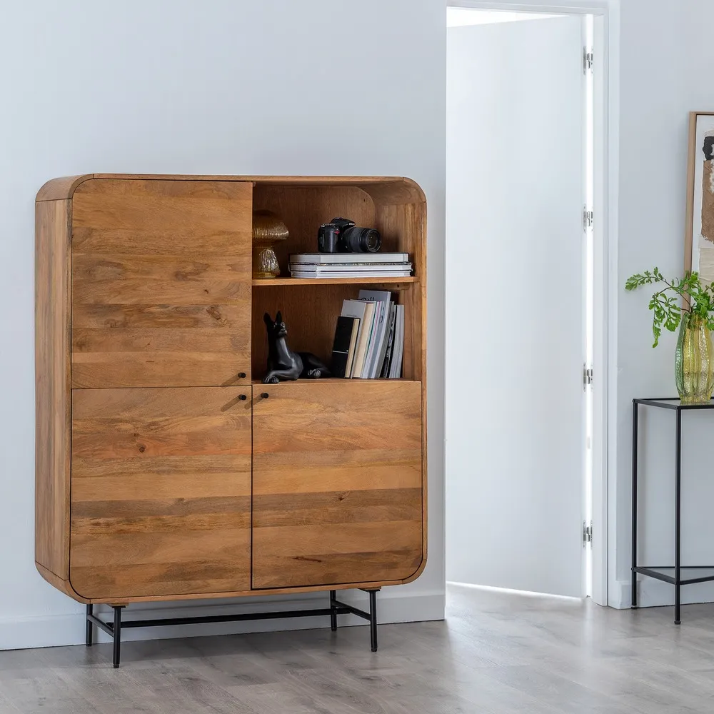 Dulap rotunjit mango | Mobilier depozitare elegant living [2]