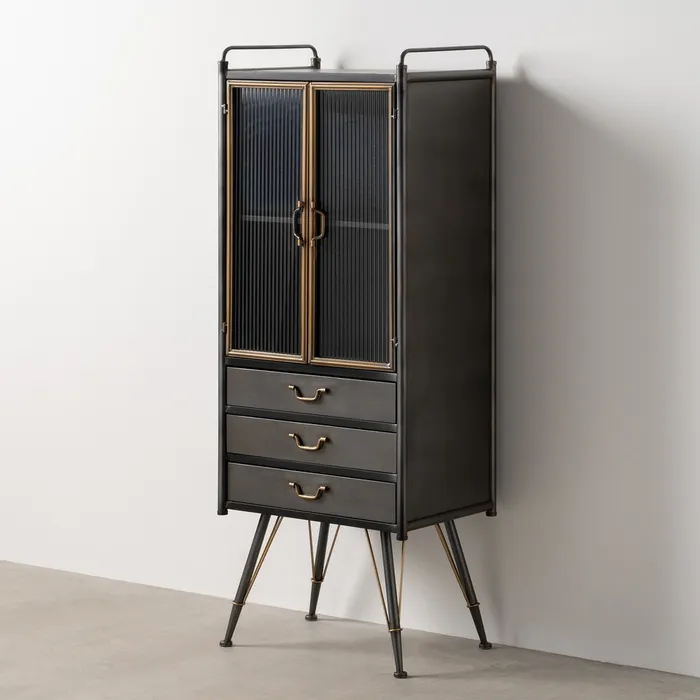 dulap cu vitrina si sertare CreativDeco [3]