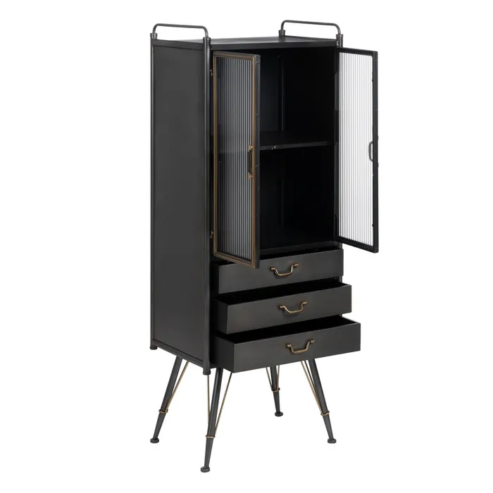 dulap cu vitrina si sertare CreativDeco [2]