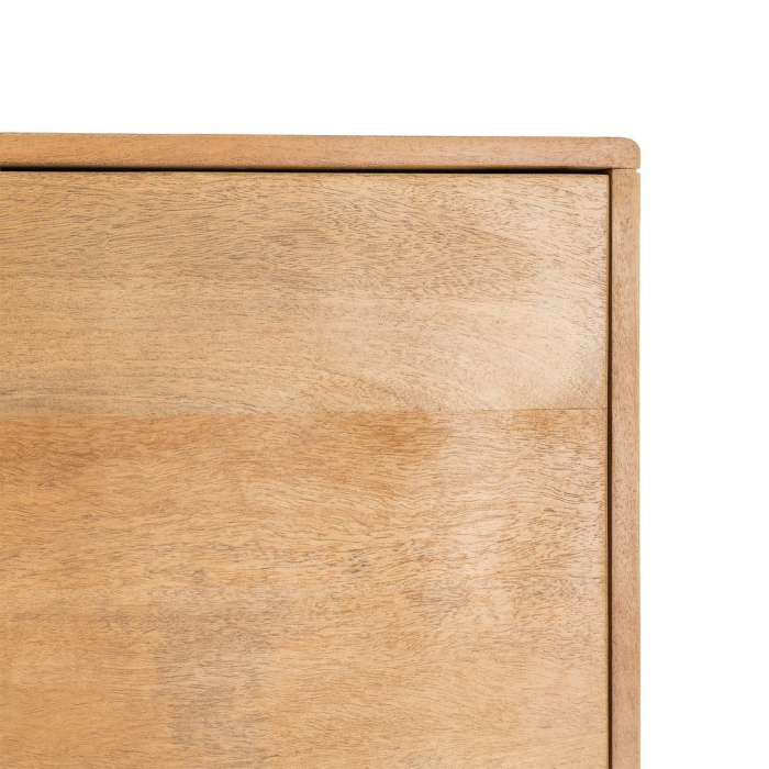 Dulap din lemn de mango cu uși din lemn masiv natur [8]