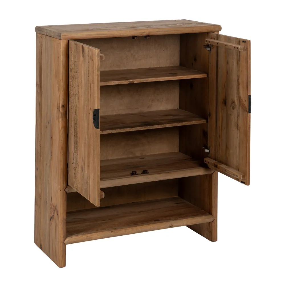 Dulap vintage din lemn masiv de pin | Mobilier de depozitare [3]