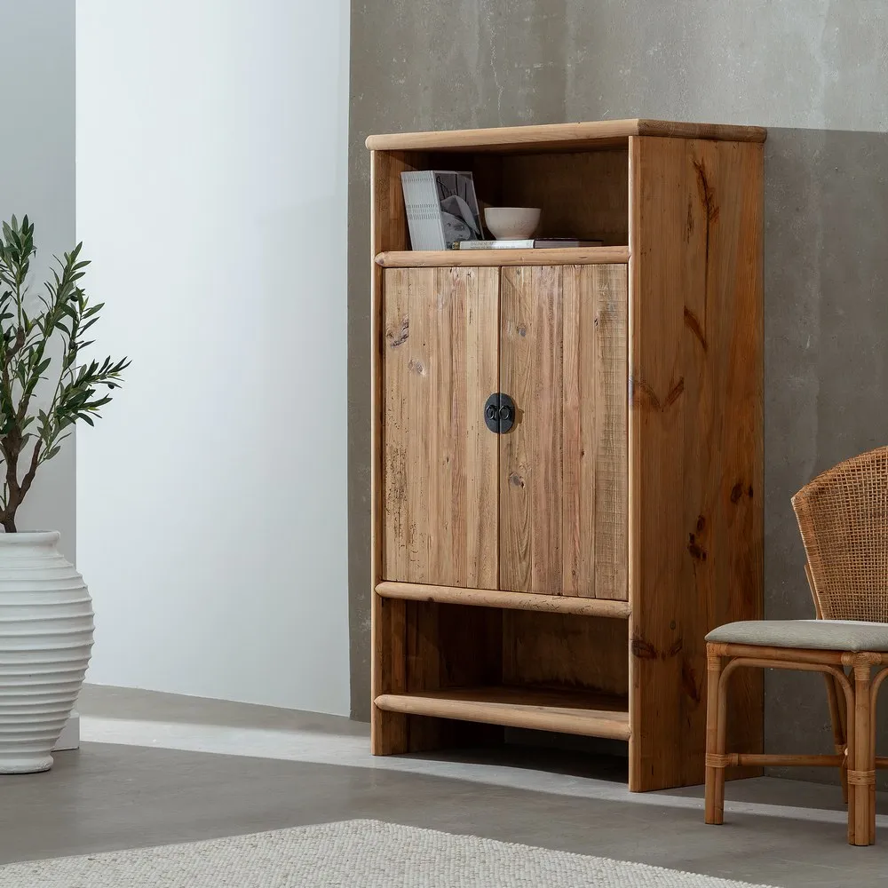 Dulap vintage lemn pin reciclat | Mobilier eco-friendly retro [2]