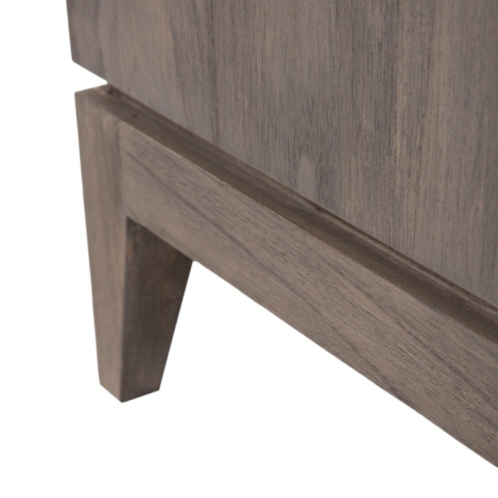 Dulap din lemn Mindi maro cu fronturi patchwork [11]