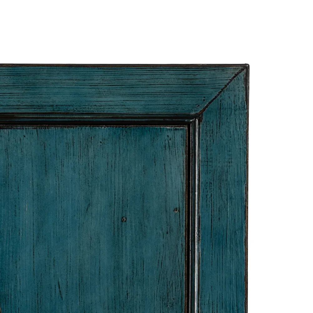 Dulap albastru vintage oriental | Dulapuri depozitare retro [8]