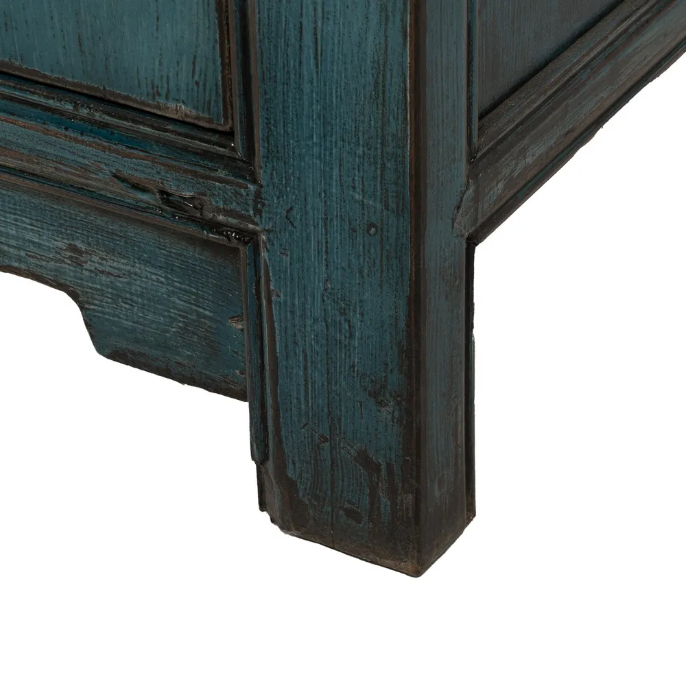 Dulap albastru vintage oriental | Dulapuri depozitare retro [10]