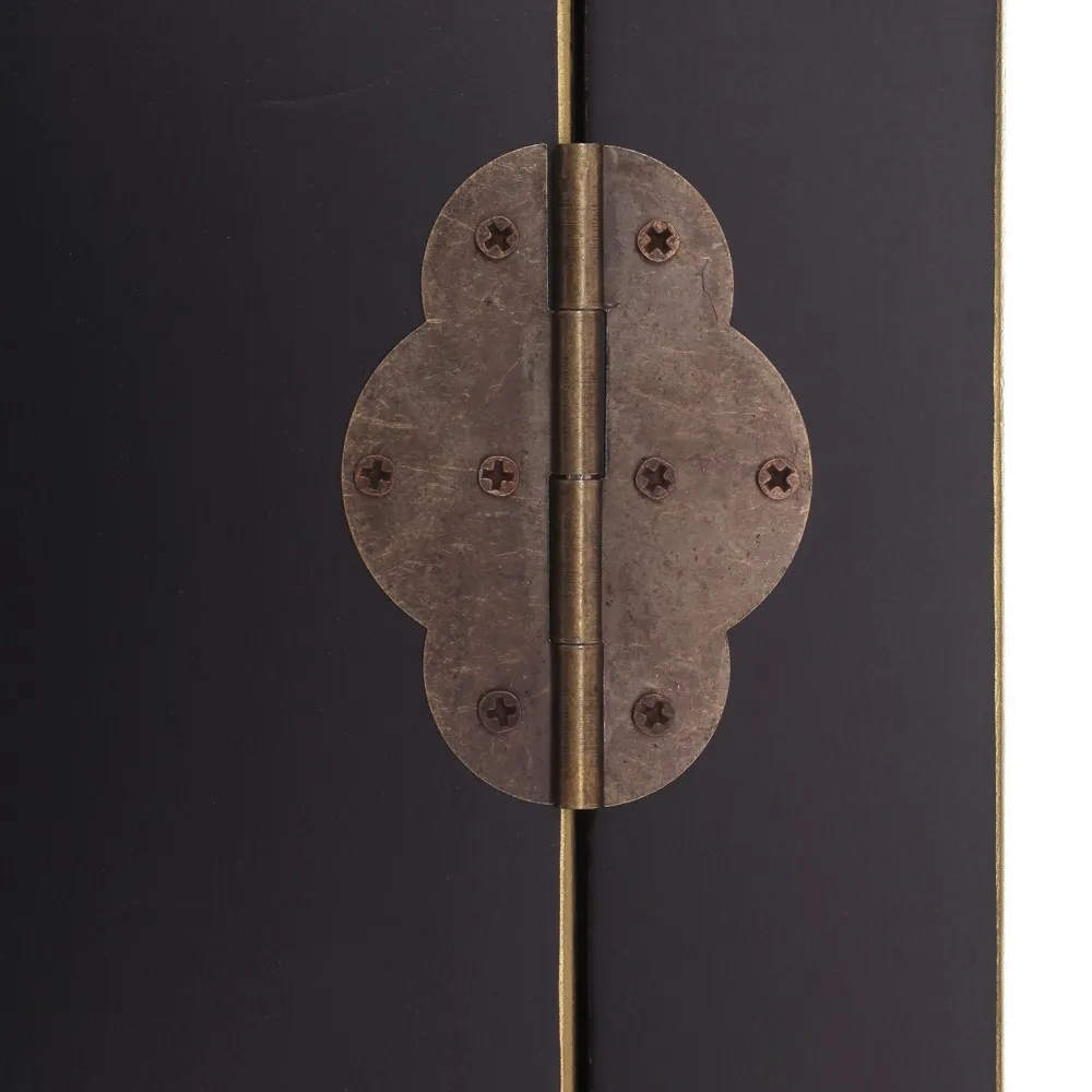 Dulap negru vintage oriental | Mobilier de depozitare elegant [4]