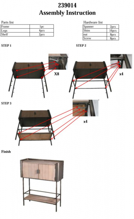 Dulap Toronto cu design minimalist si aspect retro. Dulapuri cu impact vizual pentru interior contemporan. Mobilier modern CreativDeco. [10]