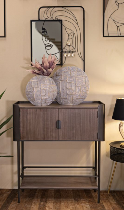 Dulap Toronto cu design minimalist si aspect retro. Dulapuri cu impact vizual pentru interior contemporan. Mobilier modern CreativDeco. [8]