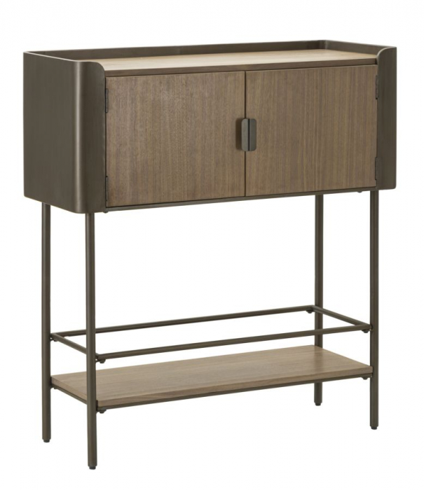 Dulap Toronto cu design minimalist si aspect retro. Dulapuri cu impact vizual pentru interior contemporan. Mobilier modern CreativDeco. [1]