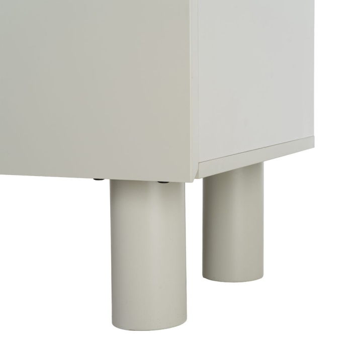 Dulap taupe MDF picioare stejar [10]
