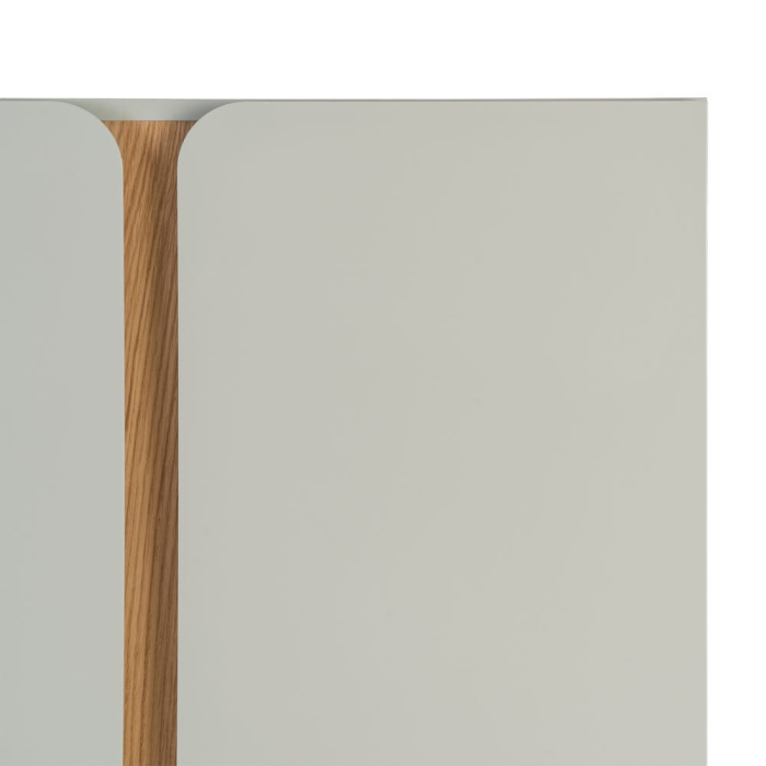 Dulap taupe MDF picioare stejar [9]