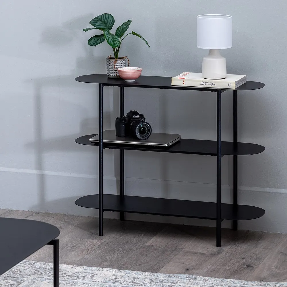 Etajera cu 3 rafturi ovale | Mobilier minimalist elegant [9]