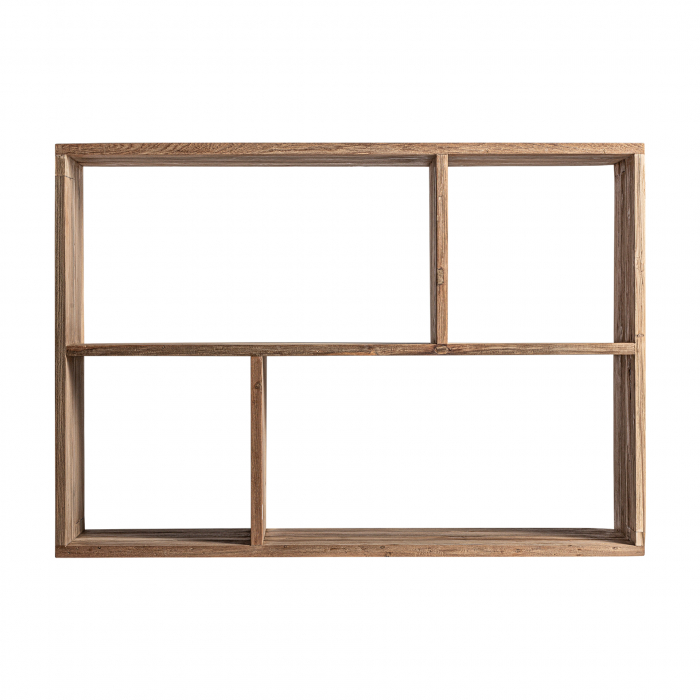 Etajera coloniala lemn tec reciclat|Etajere functionale [3]