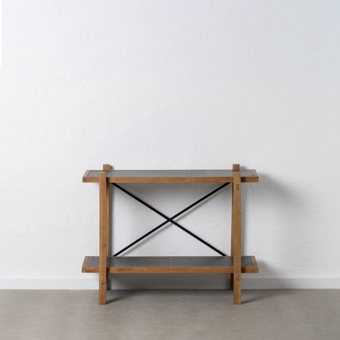 Etajeră din lemn și metal în stil nordic Oslo [1]