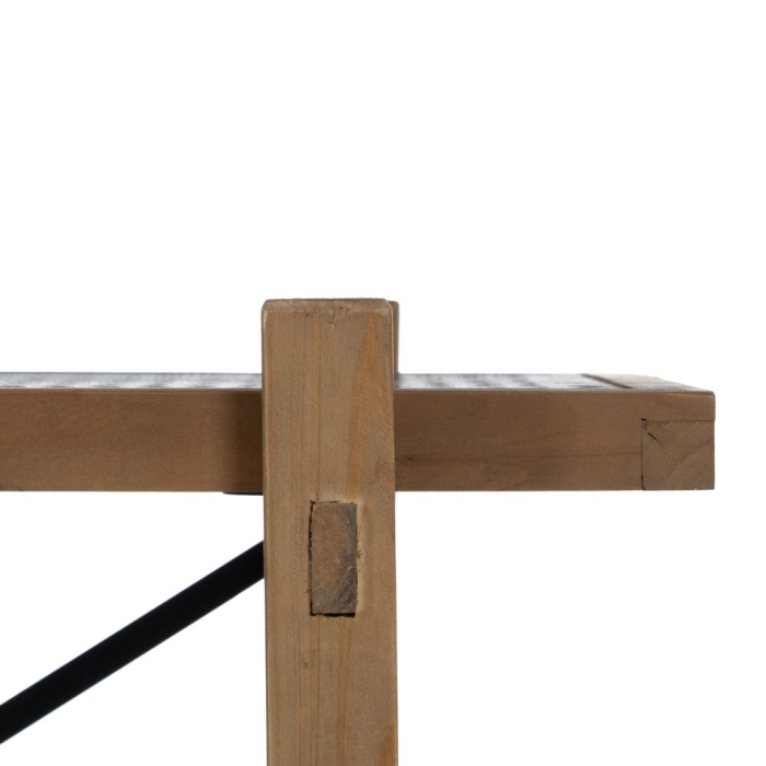 Etajeră din lemn și metal în stil nordic Oslo [6]