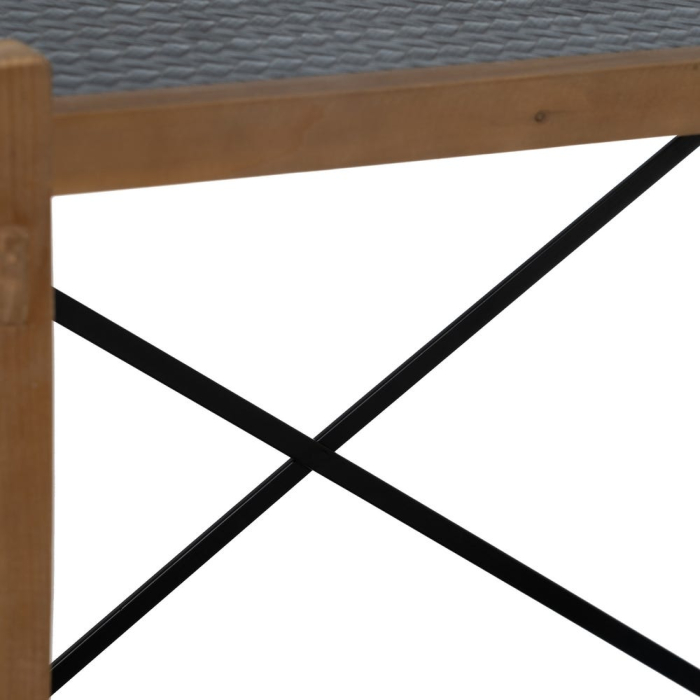 Etajeră din lemn și metal în stil nordic Oslo [4]