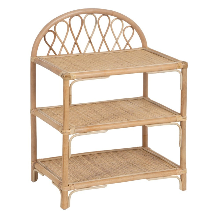 Etajeră din ratan în stil boho natural Panama [2]