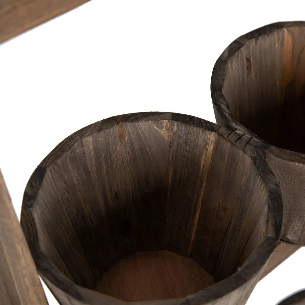 Etajera vintage pentru flori | Design francez | Decoratiuni rustice [7]
