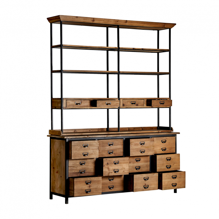 Etajera inalta industriala lemn ulm|Etajere multifunctionale [3]