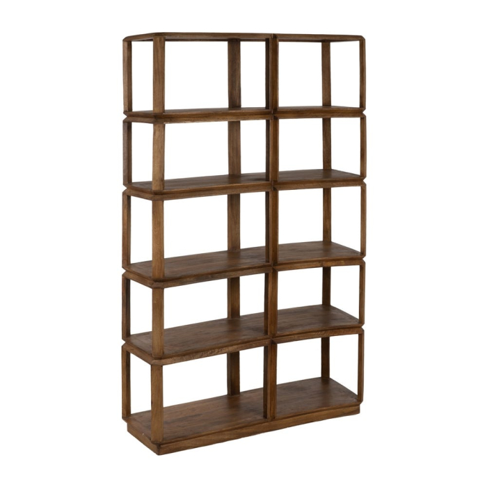 Etajeră living din lemn de mango maro [2]