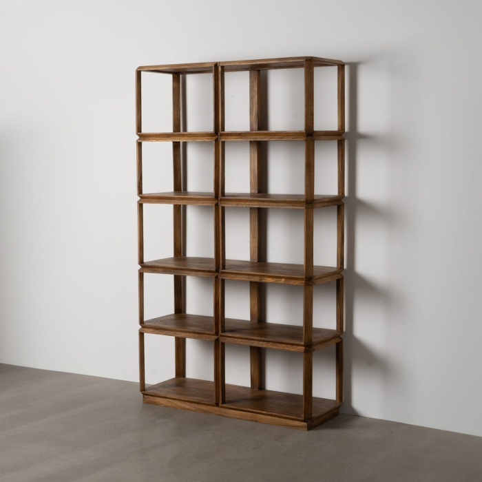 Etajeră living din lemn de mango maro [1]