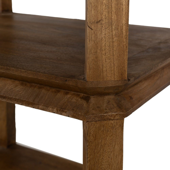 Etajeră living din lemn de mango maro [8]