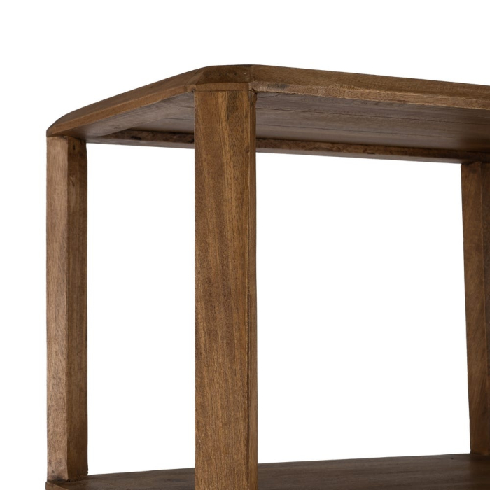 Etajeră living din lemn de mango maro [3]