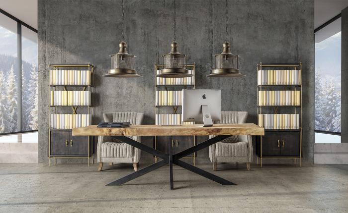 Etajera metalica contemporana|Etajere elegante moderne [5]