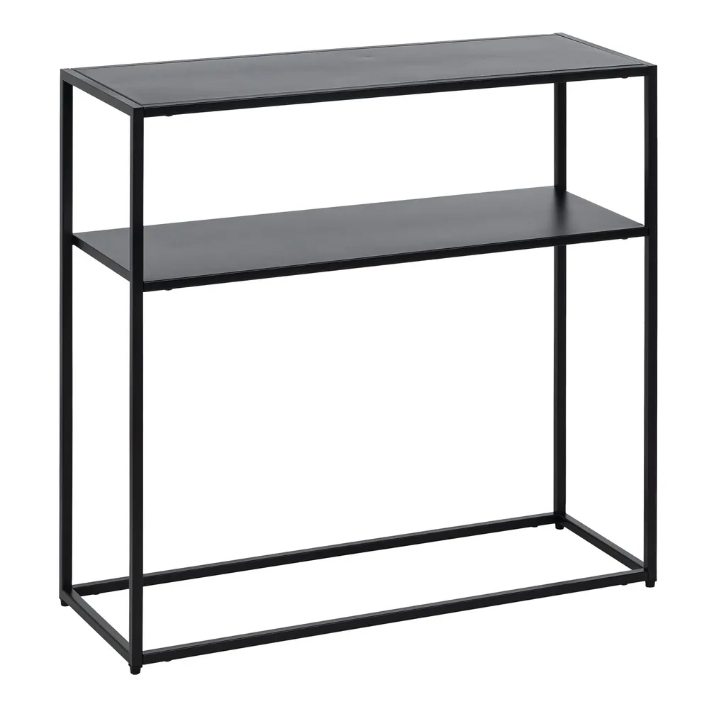 Etajera minimalista neagra otel | Rafturi moderne living [2]