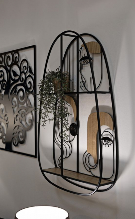 Etajera ovala contemporana arta functionala CreativDeco [2]