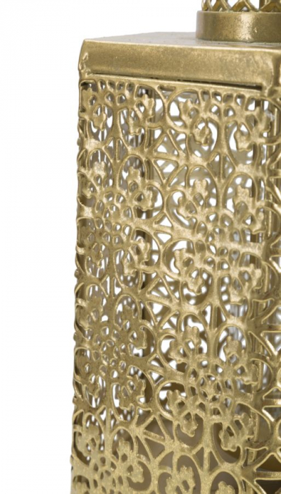 Felinar auriu aspect oriental sofisticat CreativDeco [12]