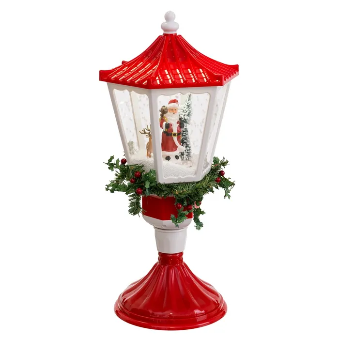 Felinar Crăciun LED Moș Crăciun interioare festive|Felinare luminoase pentru Crăciun [1]