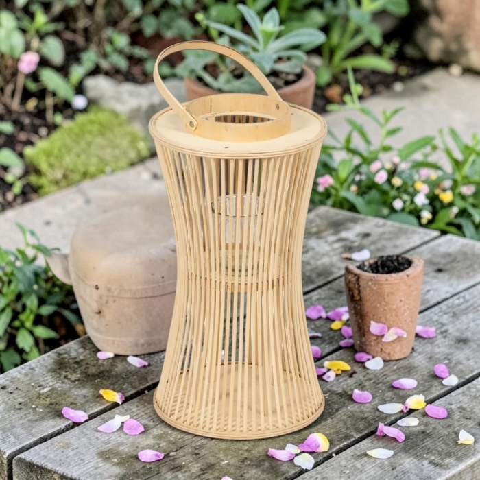 Felinar Gradina Natural din Bambus, 20x50cm - CreativDeco.ro [5]