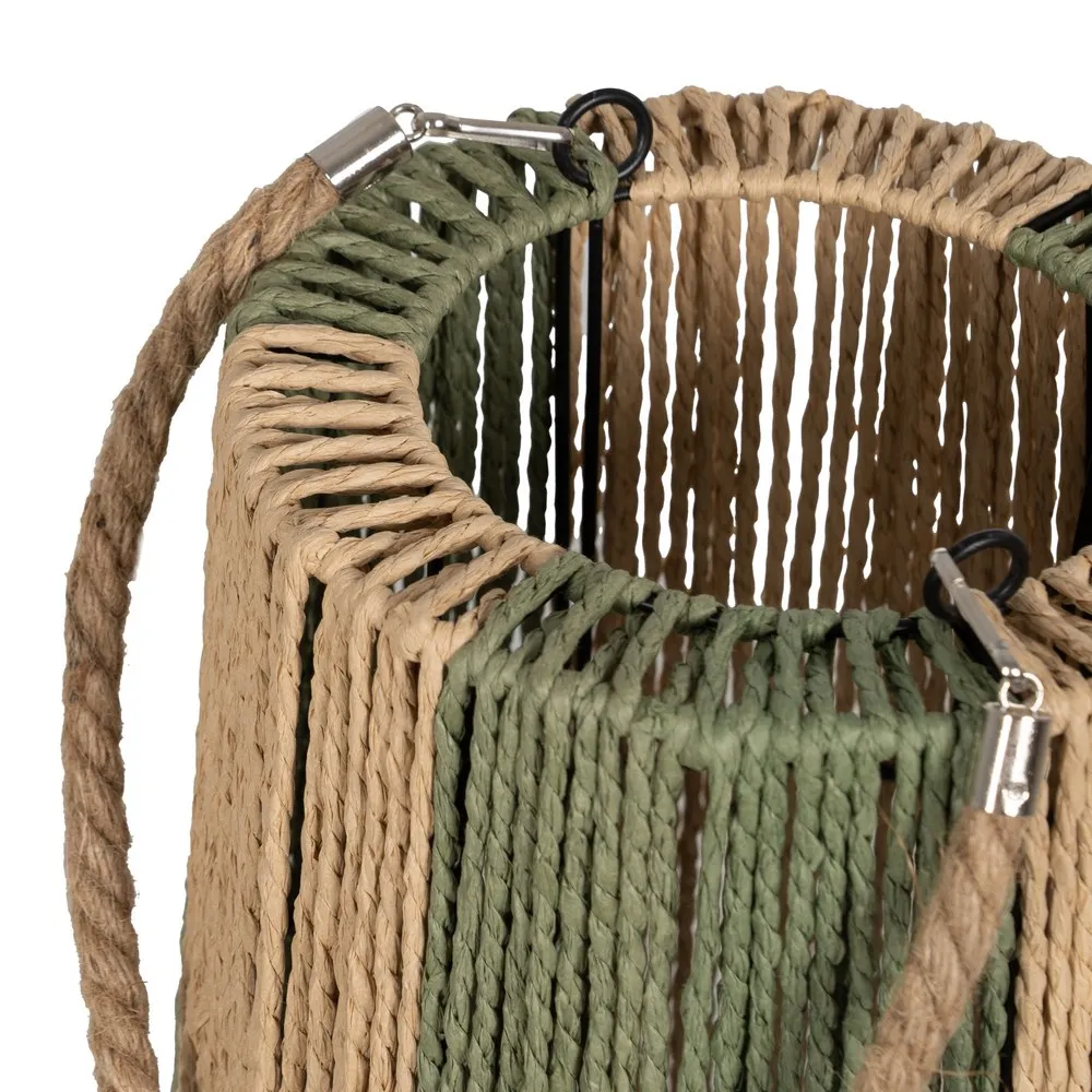 Felinar Eco-Friendly din Fibre Naturale | Decoratiuni Verzi [2]